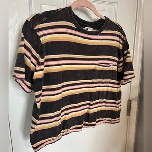 Billabong striped crop top